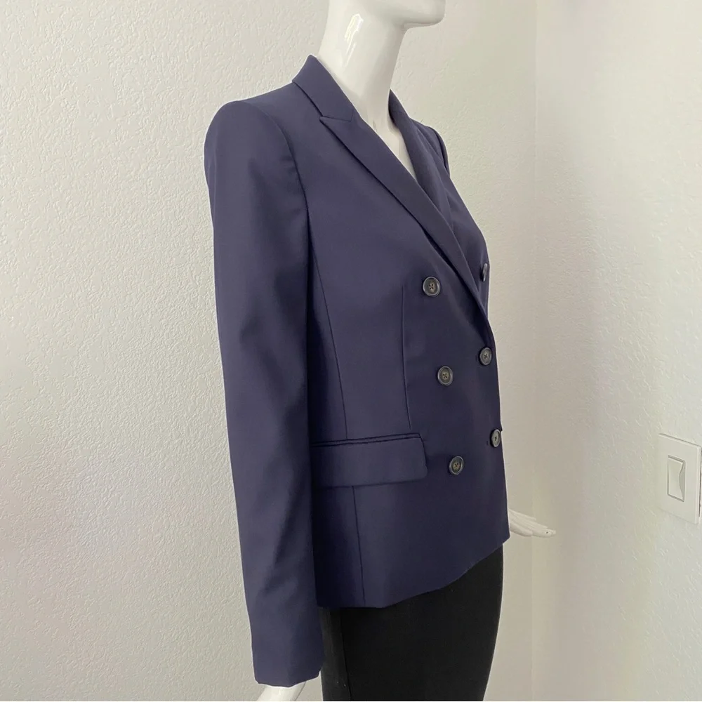 J. Crew super 120's double breasted jacket